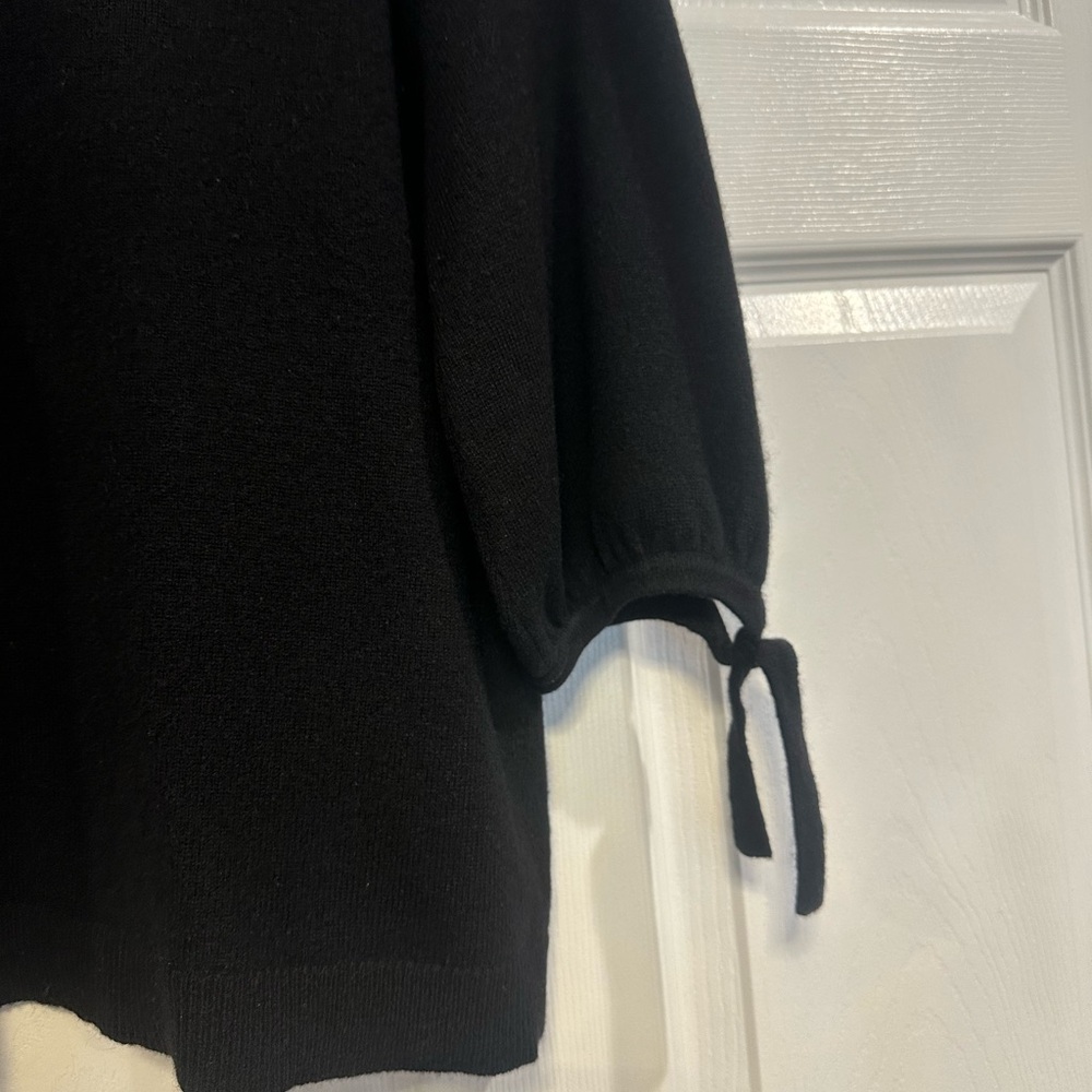 Charter Club Black Cashmere Sweater - Picture 3 of 6